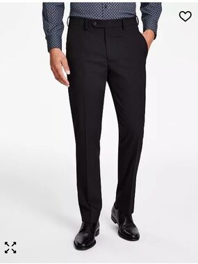 NWT Alfani Men's Slim-Fit Stretch Solid Suit Pants Size 38